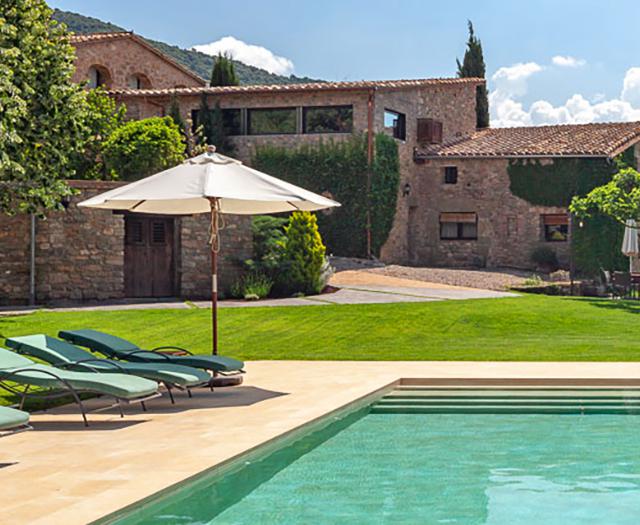 Bijzondere accommodaties El Nus de Pedra in Llorà (Catalonië, Spanje)