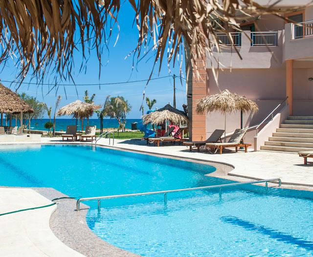 Bijzondere accommodaties Ellotis Beach in Kalyves (Kreta, Griekenland)