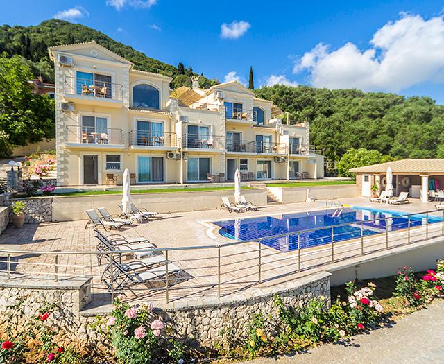 Bijzondere accommodaties Spileo House in Messonghi (Corfu, Griekenland)