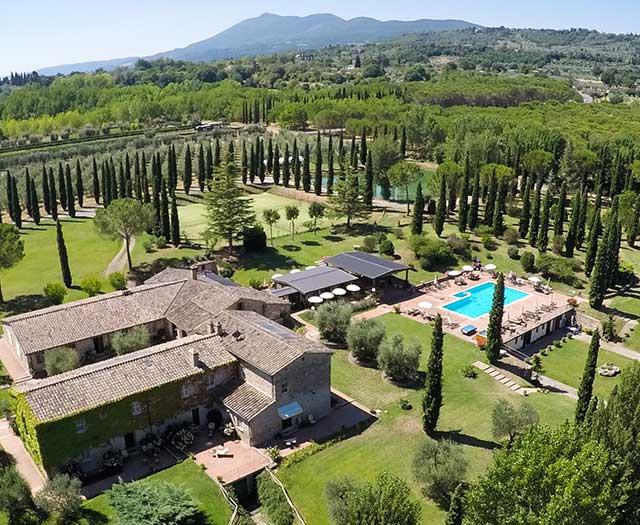 Bijzondere accommodaties Agriturismo La Sovana Hotel in Sarteano (Toscane, Italië)