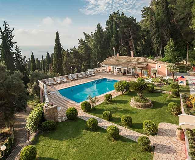 Bijzondere accommodaties Niki Sunrise Apartments in Gastouri (Corfu, Griekenland)