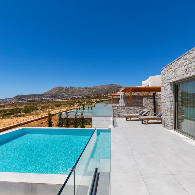 Bijzondere accommodaties Aros Luxury Villas in Ardani (Karpathos, Griekenland)