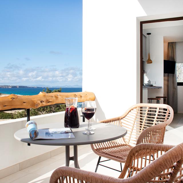 Bijzondere accommodaties Appartementos La Gaviota in Es Calo (Formentera, Spanje)