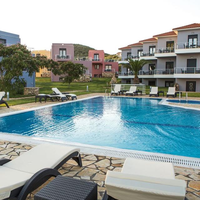 Bijzondere accommodaties Blue Waves Resort in Plomari (Lesbos, Griekenland)