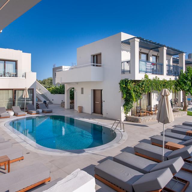 Bijzondere accommodaties Mika Villas & Suites in Piskopiano (Kreta, Griekenland)