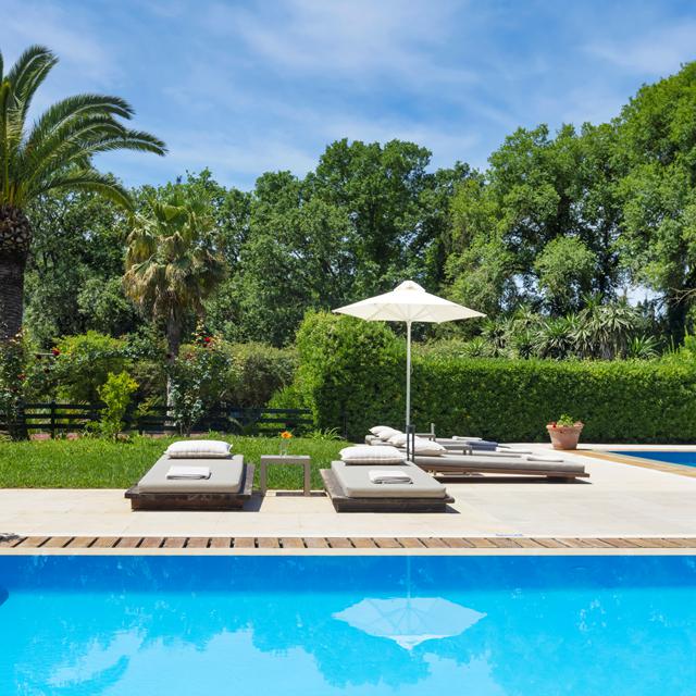 Bijzondere accommodaties Pelecas Country Club in Pelekas (Corfu, Griekenland)
