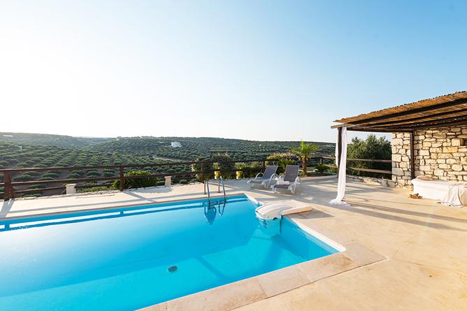 Villa met privézwembad - uitzicht
